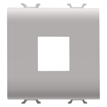ADAPTOR PENTRU CONECTORI DE DATE CARCASA - TIP AMP/MUFA TRAPEZOIDALA - 2 MODULE - BEJ SATINAT NATURAL - CHORUSMART