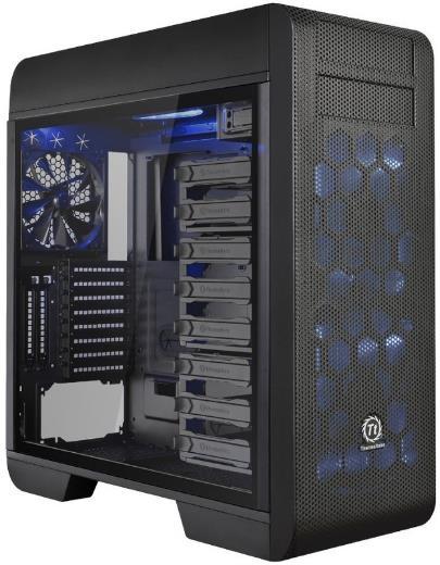 Carcasa Thermaltake Core V71 Black Tempered Glass Edition (Negru)