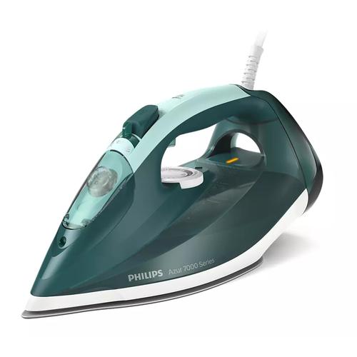 Fier de calcat cu abur Philips Azur Series 7000 DST7031/70, 2800 W, 250 g abur, Rezervor 300 ml, Verde
