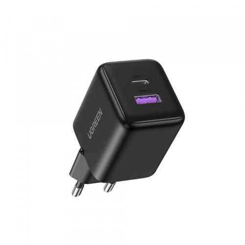 Incarcator Retea UGREEN X516, 30W, 3A, 1 x USB-A - 1 x USB-C (Negru)