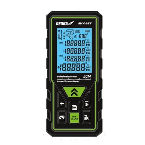 Telemetru laser masurat distante, 50m, IP54, Dedra