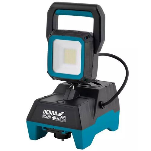Lampa pentru atelier Dedra DED6905, 1600LM, 18V (Negru/Albastru)