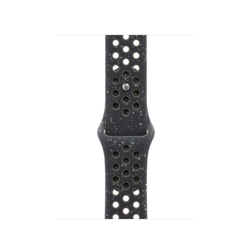 Curea Smartwatch Apple MYJQ3ZM/A pentru Watch 42mm, Nike Sport Band, M/L (Albastru/Alb)