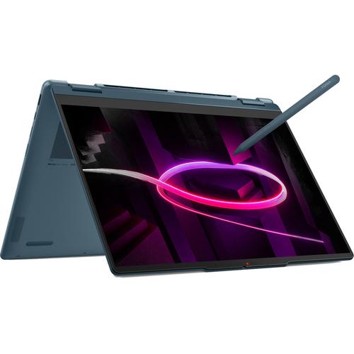 Laptop 2in1 Lenovo Yoga 7 14AGP11 (Procesor AMD Ryzen™ AI 7 445 (8M Cache, up to 4.6 GHz) 14inch 2.8K OLED Touch 120Hz, 32GB LPDDR5X, 1TB SSD, AMD Radeon 840M, Albastru)