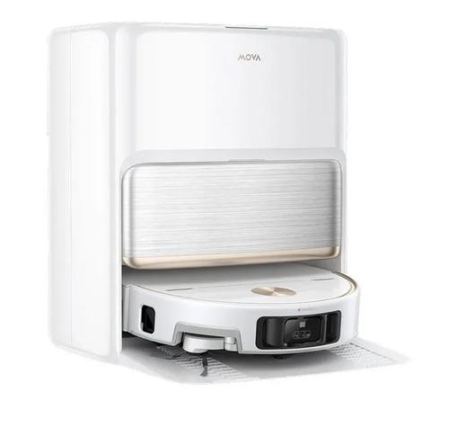 Aspirator robot cu mop MOVA V70 Ultra Complete, 40000 Pa, 6400 mAh, Autonomie 220 minute, MaxiReachX (Alb)