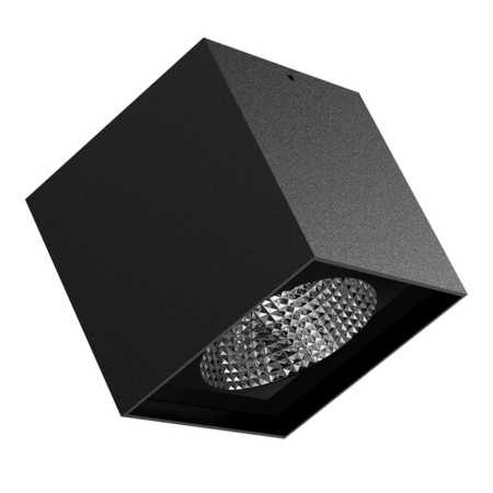 Plafonieră LED LEDVANCE Ceiling Square 7 W 830 SYM40 BK, 560 lm, 3000 K, IP65, 40°, negru