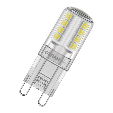 Bec LED capsulă Ledvance (Osram)  LED Base PIN 30 300° 2,6 W 827 Clear G9, 320 lm, 2700 K, transparent