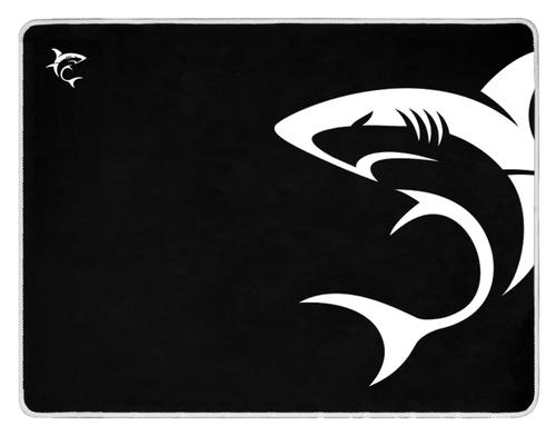 Mousepad White Shark L, Suprafata Textila, Baza Cauciucata Anti-Alunecare, Dimensiuni 40 x 30 x 0.3cm
