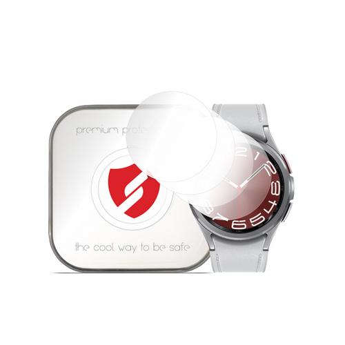 Folie Protectie Smart Protection Premium Classic pentru Samsung Galaxy Watch6 Classic 43mm, Set 4 bucati, Plastic