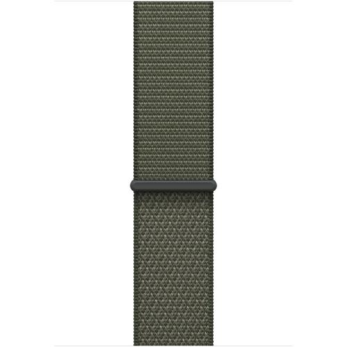 Curea Smartwatch Apple MFFJ4ZM/A pentru Apple Watch 46mm, Sport Loop (Verde)