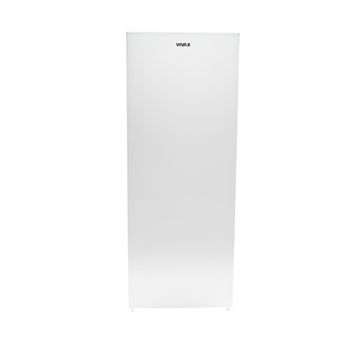 Frigider cu o usa VIVAX VL-235E, 230L, Clasa E, Termostat reglabil, Usa reversibila, Suprafata painted metal, 4 Rafturi de Sticla securizata, H 142 cm (Alb)