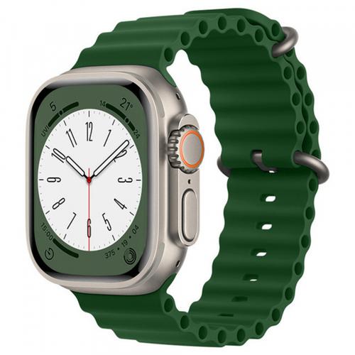 Curea Techsuit W038 pentru Apple Watch 49mm / 46mm / 45mm / 44mm / 42mm Series, Verde