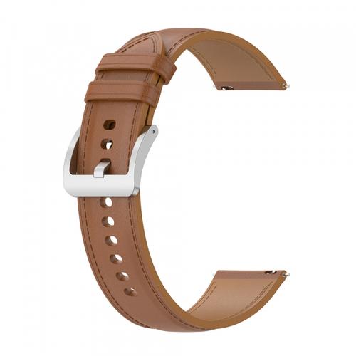 Curea Techsuit W048 pentru Samsung Galaxy Watch / Huawei Watch Series, 20mm, Maro