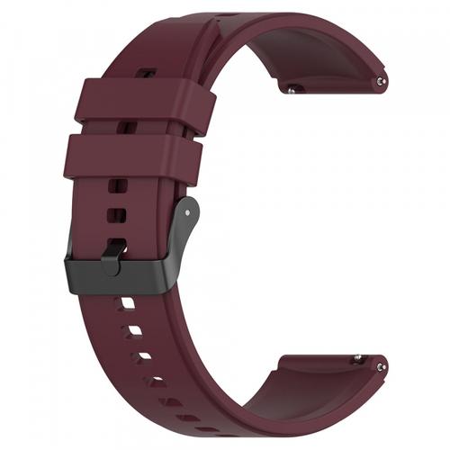 Curea Techsuit W026 pentru Huawei Watch / Xiaomi Watch Series, 22mm, Visiniu