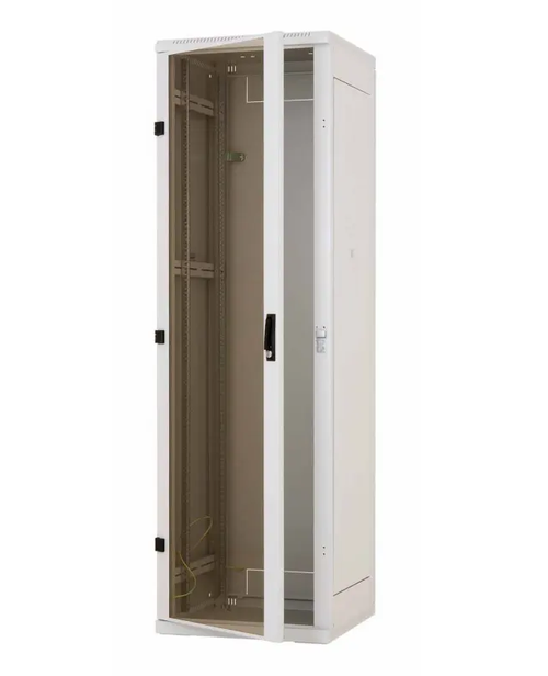Rack de podea 19 Triton 42U 800x1000mm usa fata sticla panouri laterale/spate detasabile sectiuni pentru ventilatie activa, sectiuni acces cabluri sus/jos/spate IP20 (Gri)