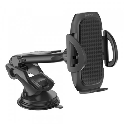 Suport Auto Yesido C111, Compatibil cu telefoane intre 4.5inch si 6.8inch (Negru)