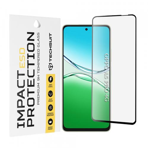 Folie de protectie Ecran Techsuit pentru Oppo A5 Pro 4G / A5 Pro, Sticla Securizata, Full Glue