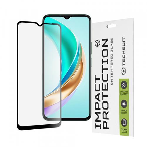 Folie de protectie Ecran Techsuit pentru Honor X6b, Sticla Securizata, Full Glue, 111D