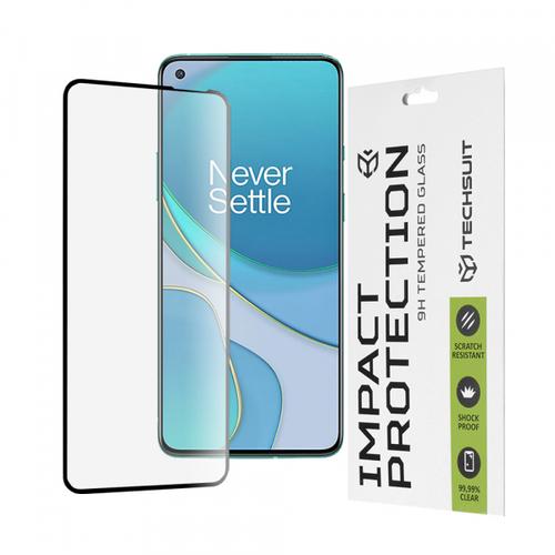 Folie de protectie Ecran Techsuit pentru OnePlus 8T, Sticla Securizata, Full Glue, 111D
