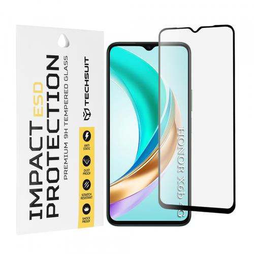 Folie de protectie Ecran Techsuit pentru Honor X6b, Sticla Securizata, Full Glue