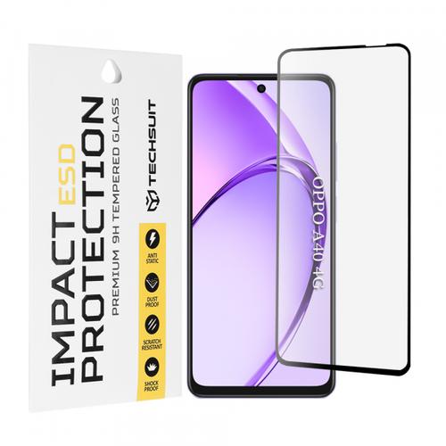 Folie de protectie Ecran Techsuit pentru Oppo A3 4G / A3 5G, Sticla Securizata, Full Glue