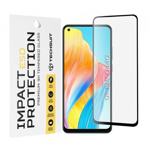 Folie de protectie Ecran Techsuit pentru Oppo A78 4G, Sticla Securizata, Full Glue