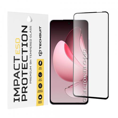 Folie de protectie Ecran Techsuit pentru Oppo Reno13 FS 5G / Reno13 F 4G / Reno13 F, Sticla Securizata, Full Glue