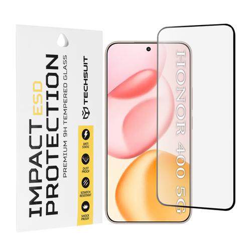 Folie de protectie Ecran Techsuit pentru Honor 400, Sticla Securizata, Full Glue
