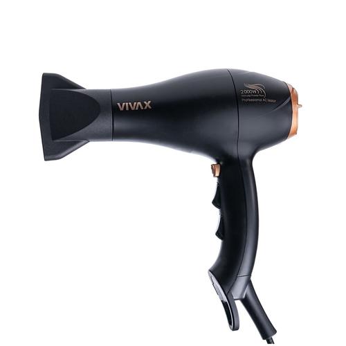 Uscator de par Vivax HD-2000 PRO, Putere 2000W, 2 viteze, Turbo, Difuzor volum (Negru)