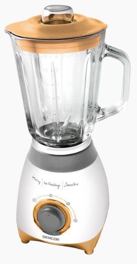 Blender SENCOR - SBL 4370, 500 W, 2 viteze, 1.5 l (Alb/Portocaliu)