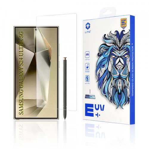 Folie de protectie Ecran Lito pentru Samsung Galaxy S24 Ultra S928, Sticla Securizata, UV Glue, 3D