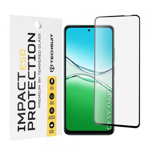 Folie de protectie Ecran Techsuit pentru Oppo A5 4G / A5 5G, Sticla Securizata, Full Glue