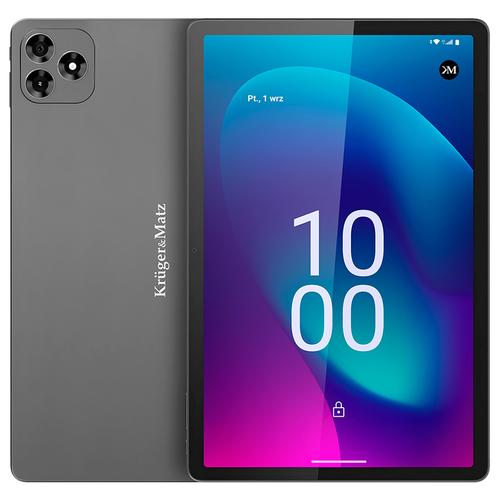 Tableta Kruger&Matz KM1078, Procesor MediaTek MT8781V/CA Octa-Core, Ecran IPS 10.95inch, 6GB RAM, 128GB Flash, Wi-Fi, Bluetooth, Android (Gri)