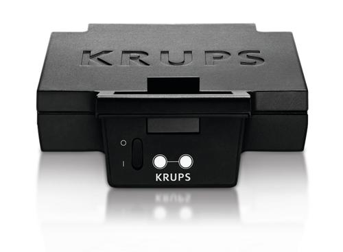 Sandwich Maker Krups FDK 462, 850 W, 2 Sandwich-uri, Depozitare verticala (Negru)