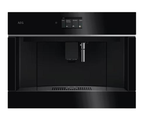 Espressor de cafea incorporabil automat AEG Seria 8000 TC8NK7B, Control touch (Supex 4), 12 programe, Display TFT activ, Capacitate rezervor apa 2.5 l, Capacitate rasnita 350 grame, Indicator reumplere cafea si apa (Negru)