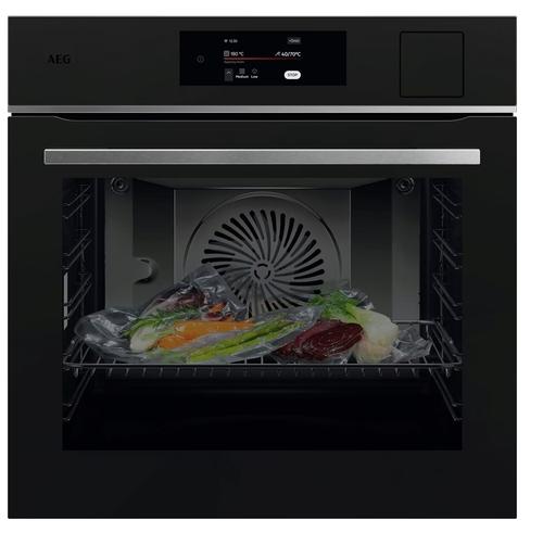 Cuptor incorporabil AEG TP8SB731AT, Electric, 70 l, Gatire cu abur Sous Vide (PS1), Conectivitate WI-FI, TFT Activ, Afisaj digital, 135 de programe predefinite, Senzor gatire, Grill, Control touch, Clasa energetica A++ (Negru mat)