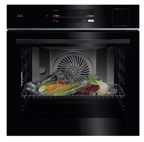 Cuptor incorporabil Electrolux EOA9S3SH, 70 l, Gatire cu abur Sous Vide, Conectivitate WI-FI, TFT Activ, Afisaj digital, 175 de programe predefinite, Senzor gatire, Grill, Control touch, Clasa energetica A++, Insertie metalica (Sticla neagr