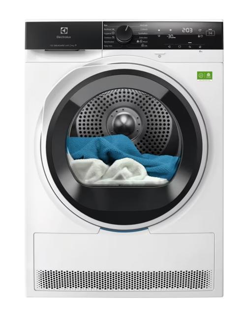 Uscator de rufe Electrolux DelicateCare EW7D494RCE, Pompa de caldura, 9 kg, Clasa energie B, Wi-Fi, refrigerant ecologic R290 (GWP 3), motor Inverter, display LED, sistem uscare DelicateCare + Sensicare, filtru EasyFlow 5.56 l, Auto Shut-Of
