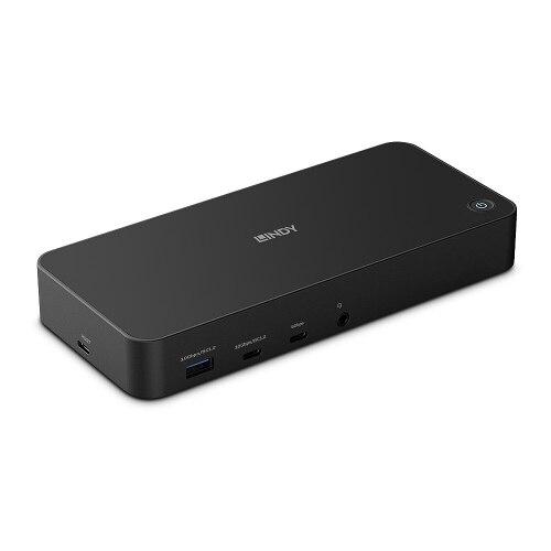 Docking Station Lindy 43366, Negru