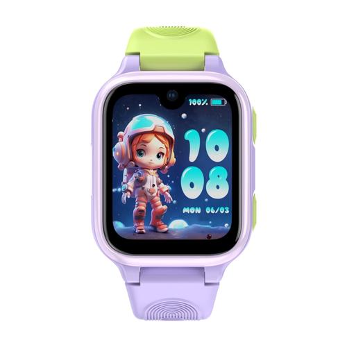 Smartwatch LAGENIO K9, 4G, Ecran AMOLED 1.78inch, 8GB Flash, Camera 5MP, Android 8.1, Tracking GPS, Apel Video, SOS, Control Parental, Asistent AI, 700mAh, Pentru copii intre 5-14 ani (Mov)