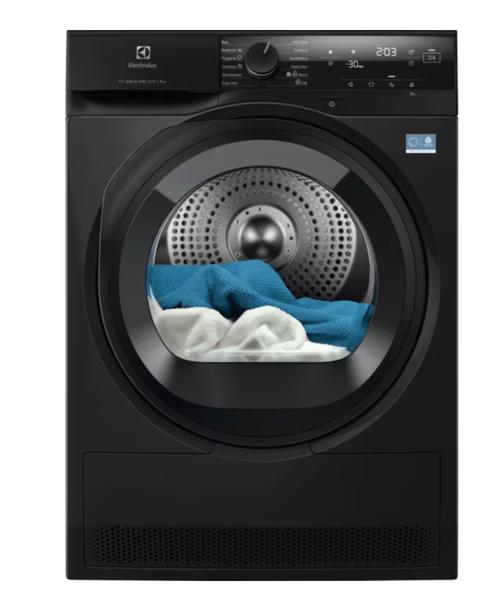 Uscator de rufe Electrolux DelicateCare 700 EW7D495UDE, 9 kg, Clasa C, Motor Inverter, Display LED, Sistem uscare DelicateCare + Sensicare (Argintiu inchis)