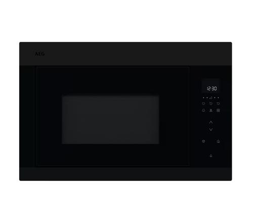 Cuptor cu microunde incorporabil AEG OMB6G261TT, Volum net 25 l, 900 W, Grill 800 W, Afisaj digital, Avertizare sonora, Timer electronic, Functie decongelare, Diametru platan 325 mm (Negru)