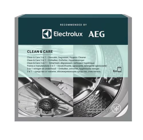 Solutie anticalcar Clean and Care 3in1 Electrolux M2GCP601 pentru masini de spalat rufe & vase (6 buc)