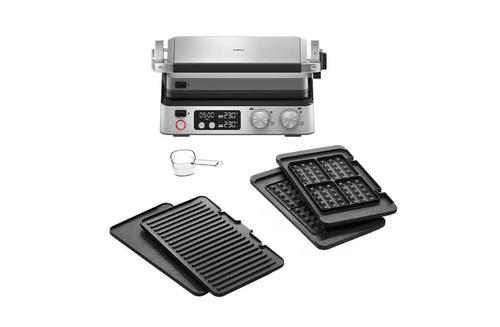 Gratar electric Braun CG 7044, 2000 W, 2 seturi de placi (Inox)