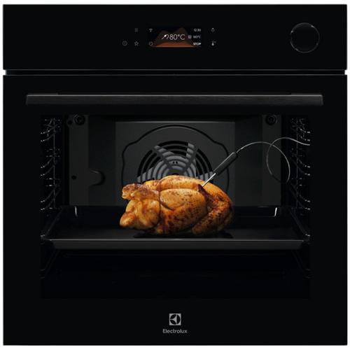 Cuptor incorporabil Electrolux LOC8H39WZ, 72 l, SteamCrisp-gatire cu abur, Conectivitate WI-FI, Afisaj digital, Meniu in limba romana, 167 programe predefinite, Timer cu display electronic, Grill, Senzor gatire, Clasa energetica A+, Sticla 