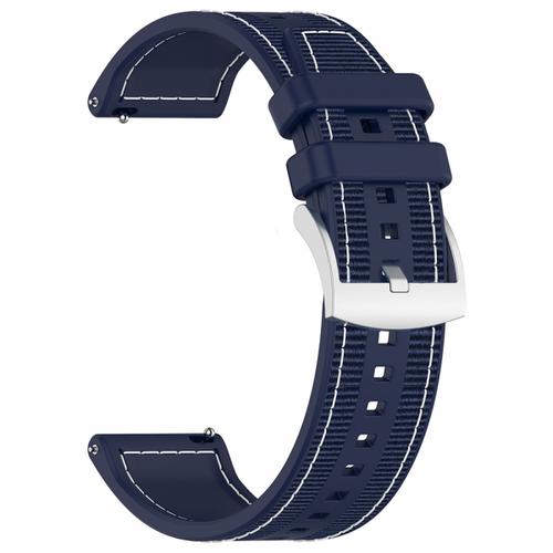 Curea Techsuit W051 pentru Huawei Watch / Xiaomi Watch Series, 22mm, Albastru