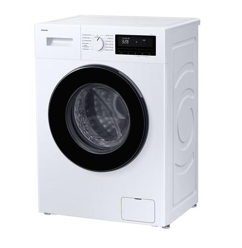 Masina de spalat rufe slim Samsung WW70FG3M05AWLF, 7 kg, Clasa A, 1400rpm, Hygiene Steam, Motor Digital Inverter, Display LED, Quick Wash 15', Sertar StayClean, DrumClean+ (Alb)