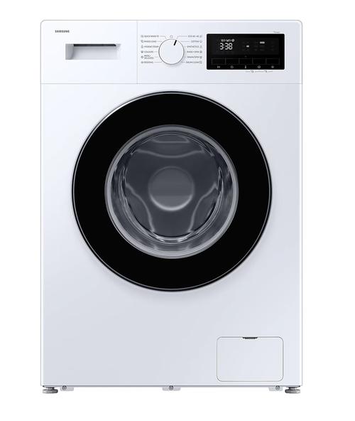 Masina de spalat rufe Slim Samsung WW80FG3M05AWLF, 8 kg, 1400 rpm, Clasa A, Hygiene Steam, Motor Digital Inverter, Display LED, Quick Wash 15', Sertar StayClean, DrumClean+ (Alb)