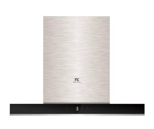 Hota Master Kitchen MKHD T9081ED-TouchBK/XS 800Mc/h Latime 90cm Clasa A Control Slide Touch 3 Filtre Aluminiu Sticla (Negru/Inox)