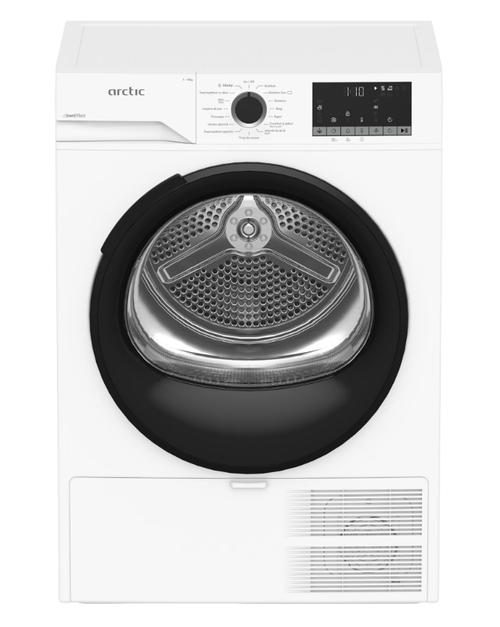 Uscator de rufe Arctic A2T20233W, 10 kg, 15 programe, Clasa D, Improspatare cu abur, A 60.8 cm (Alb)